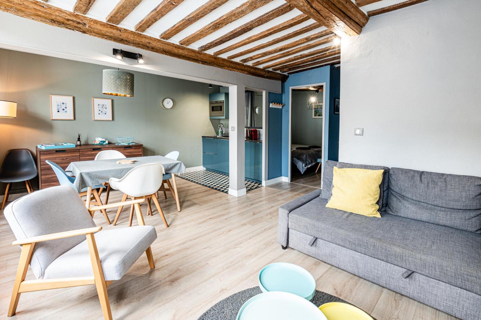 شقة Cosy Loft - Plein Centre D'أونفلور المظهر الخارجي الصورة