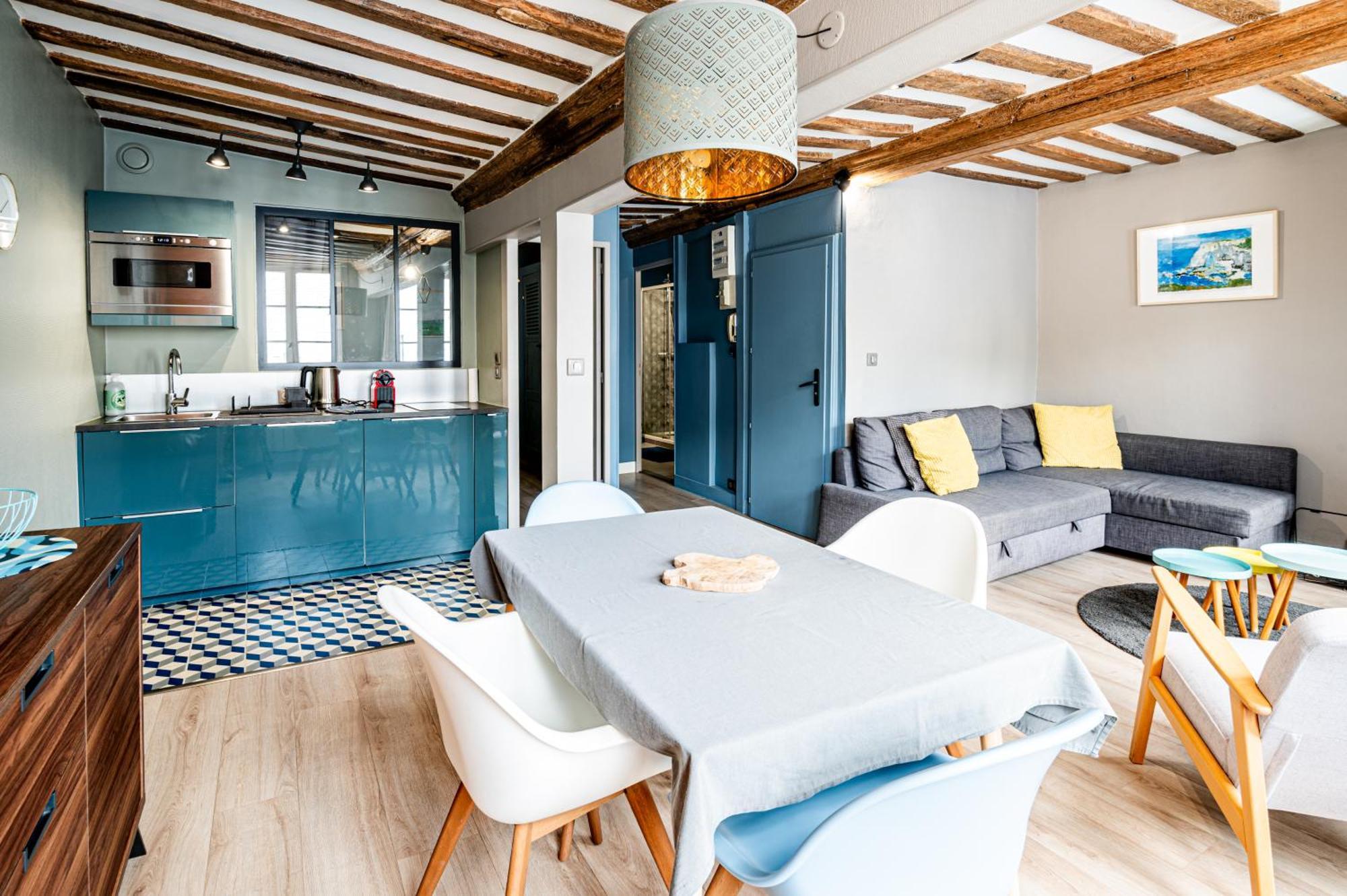 شقة Cosy Loft - Plein Centre D'أونفلور المظهر الخارجي الصورة